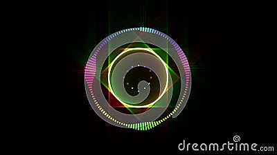 4K Circle Audio Equalizer Background. Music Control Levels. Multicolored  and Loopable. Motion Graphic and Background Animation Stock Footage - Video  of levels, equipment: 111213502