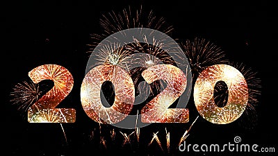 4K fuochi d'artificio del 2020 in occasione della festa per il nuovo anno vigilia del conto alla rovescia, un giro di fuochi d'ar illustrazione di stock 4K fuochi d'artificio del 2020 in occasione della festa per il nuovo anno vigilia del conto alla rovescia, un giro di fuochi d'ar illustrazione di stock