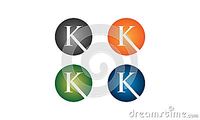 K House Logo Cartoon Illustration