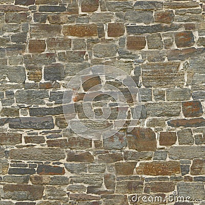 8K irregular stone wall Diffuse and Albedo map for 3d materials Stock Photo