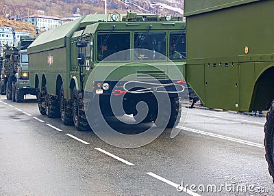 9K720 Iskander NATO reporting name SS-26 Stone is a mobile sh Editorial Stock Photo