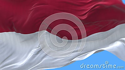 4k Seamless Indonesia Flag Waving in  Channel Included. Stock  Video - Video of patriot, object: 186143935