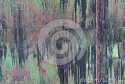 4k seamless texture, painted iron, painted metal, dirty iron sheets Stock Photo