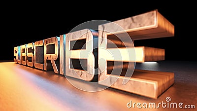 4K subscrevem o outro da animação, olhar metálico brilhante 4K subscrevem o outro da animação, olhar metálico brilhante