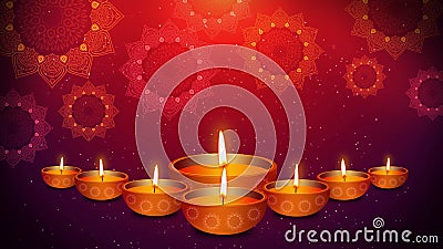 4K Loop Diya Lamp with Fire Lighting for Diwali, Deepavali or Dipavali, the  Indian Festival of Lights Background Stock Footage - Video of party,  festival: 230583332