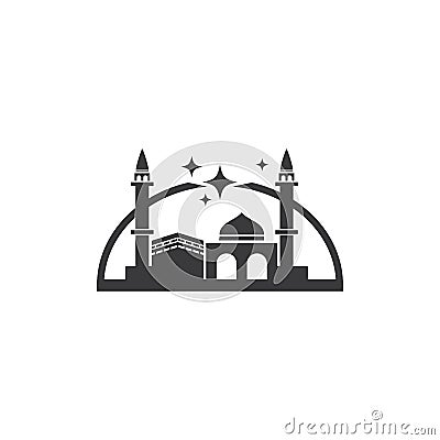 kaaba logo Vector Illustration