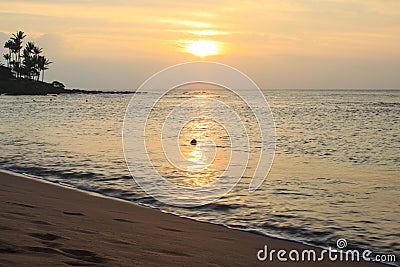 Kaanapali Beach in Lahaina, Maui, Hawaii Stock Photo