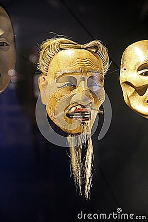 Kabuki mask Editorial Stock Photo