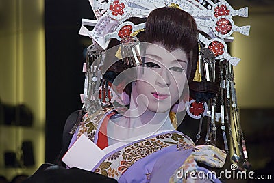 Kabuki performer Editorial Stock Photo