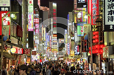 Kabukicho, Tokyo Editorial Stock Photo