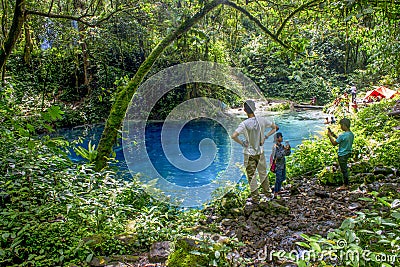 KACO LAKE IS HIDDEN PARADISE IN KERINCI Editorial Stock Photo