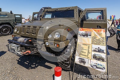 Special multi-purposes armored vehicle Rys, Iveco LMV Editorial Stock Photo