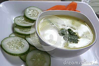 Kadhi, yogurt curry Stock Photo