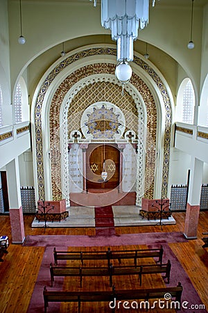 Kadoorie Mekor Haim Synagogue in Porto Stock Photo