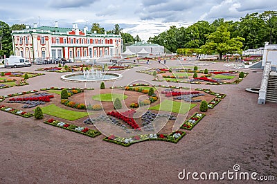 Kadriorg palace and gardens in Tallinn, Estonia Editorial Stock Photo