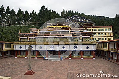 Kagju Monastery, Rumtek, Sikkim, India Stock Photo