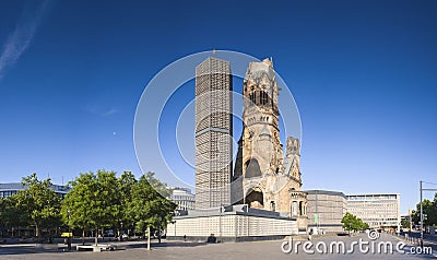 Kaiser-Wilhelm-GedÃ¤chtnis-Kirche, Berlin Stock Photo