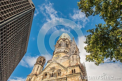 Kaiser Wilhelm Memorial Church, Berlin Stock Photo