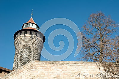 Kaiserburg, Nuremberg Castle Stock Photo