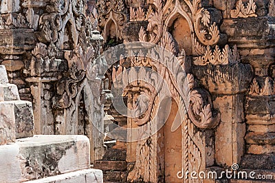 Kakku Stupas Stock Photo