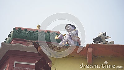 kal bhairav South Indian style statue images Stock Photo
