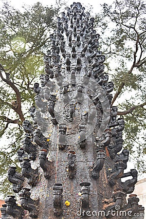 Kal Bhairav temple ,Ujjain, Madhya Pradesh Stock Photo