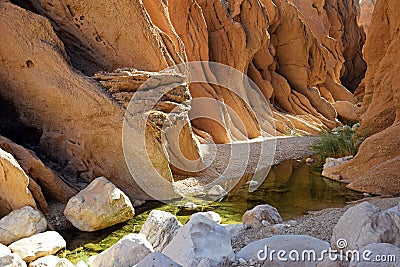 Kal Jenni desert canyon , Iran Stock Photo