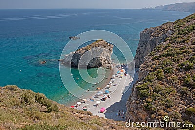 Kaladi Beach, Kithira island, Greece Stock Photo