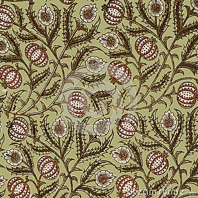 Abstract, shirting design, Ajrakh Pattern, Background digital printing textile pattern Stock Photo