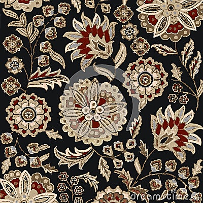 Abstract, shirting design, Ajrakh Pattern, Background digital printing textile pattern Stock Photo