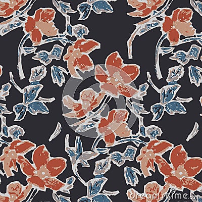 Abstract, shirting design, Ajrakh Pattern, Background digital printing textile pattern Stock Photo