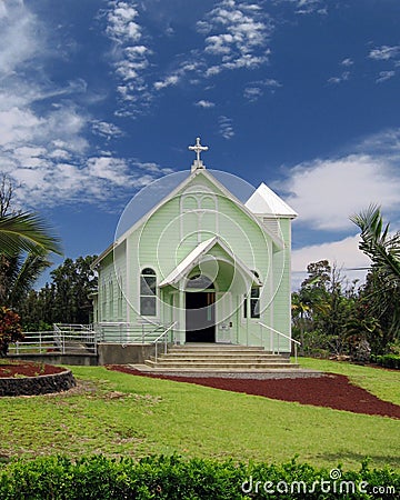 Kalapana Church Edifice Stock Photo