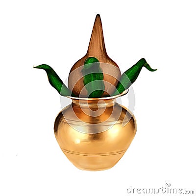 Kalasa sombu pot Stock Photo