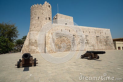 Kalba Fort in Fujairah, UAE Stock Photo