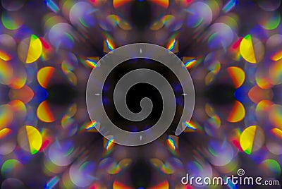 Kaleidoscope abstract background Stock Photo