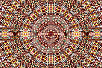 Kaleidoscope of colour Stock Photo