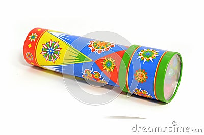 Kaleidoscope Kid Toy Stock Photo