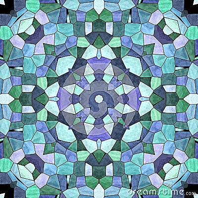 Kaleidoscopic multicolor pattern texture Stock Photo