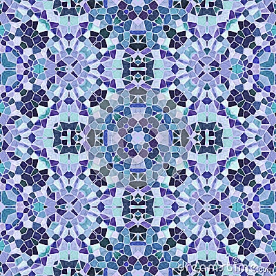 Kaleidoscopic multicolor seamless abstract mandala texture Stock Photo