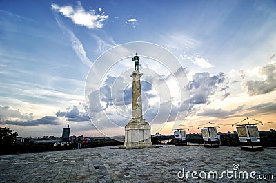 Belgrade, Kalemegdan fortress Stock Photo