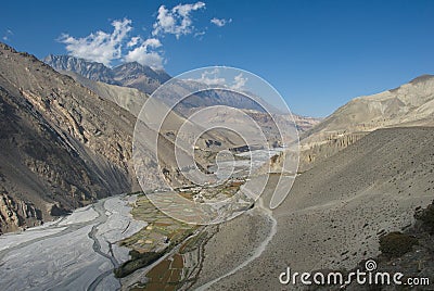 Kali Gandaki valley Stock Photo