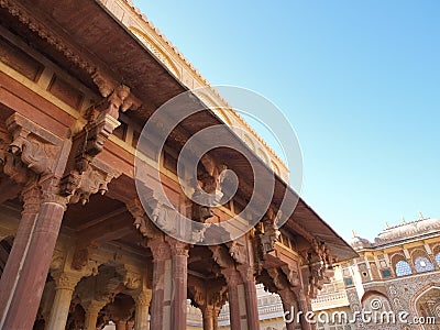 Kali Temple of Amber Fort in Jaipur, India Stock Photo