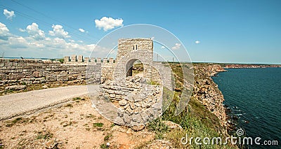 Kaliakra Cape Fortress Stock Photo