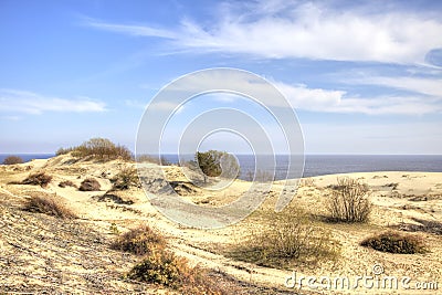 Curonian Spit, Dune Efa Stock Photo