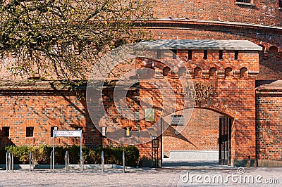 Kaliningrad regional amber Museum, don Tower, Rossgarten gate Editorial Stock Photo