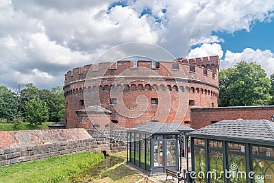 Fortification bastion tower Der Dohna turm Editorial Stock Photo