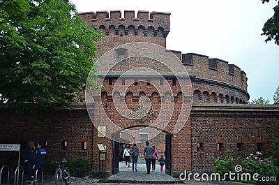 Kaliningrad, Russia. Museum of Amber, Dona tower Editorial Stock Photo