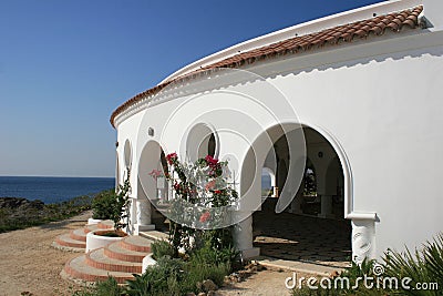 Kallithea spa in Rhodes, Greece Stock Photo