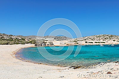 Kalotaritissa beach of Amorgos, Greece Stock Photo