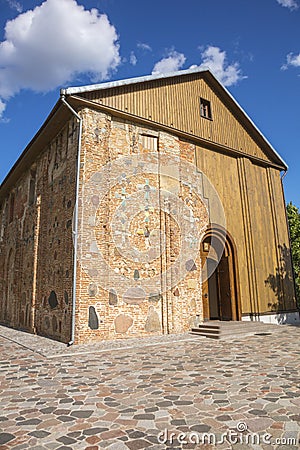 Kalozha Church in Grodno Stock Photo